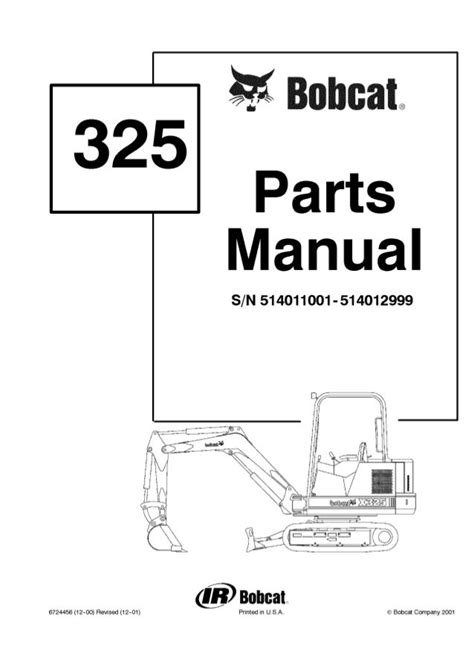 bobcat mini excavator 325 middle bearing replacement|bobcat 325 parts manual.